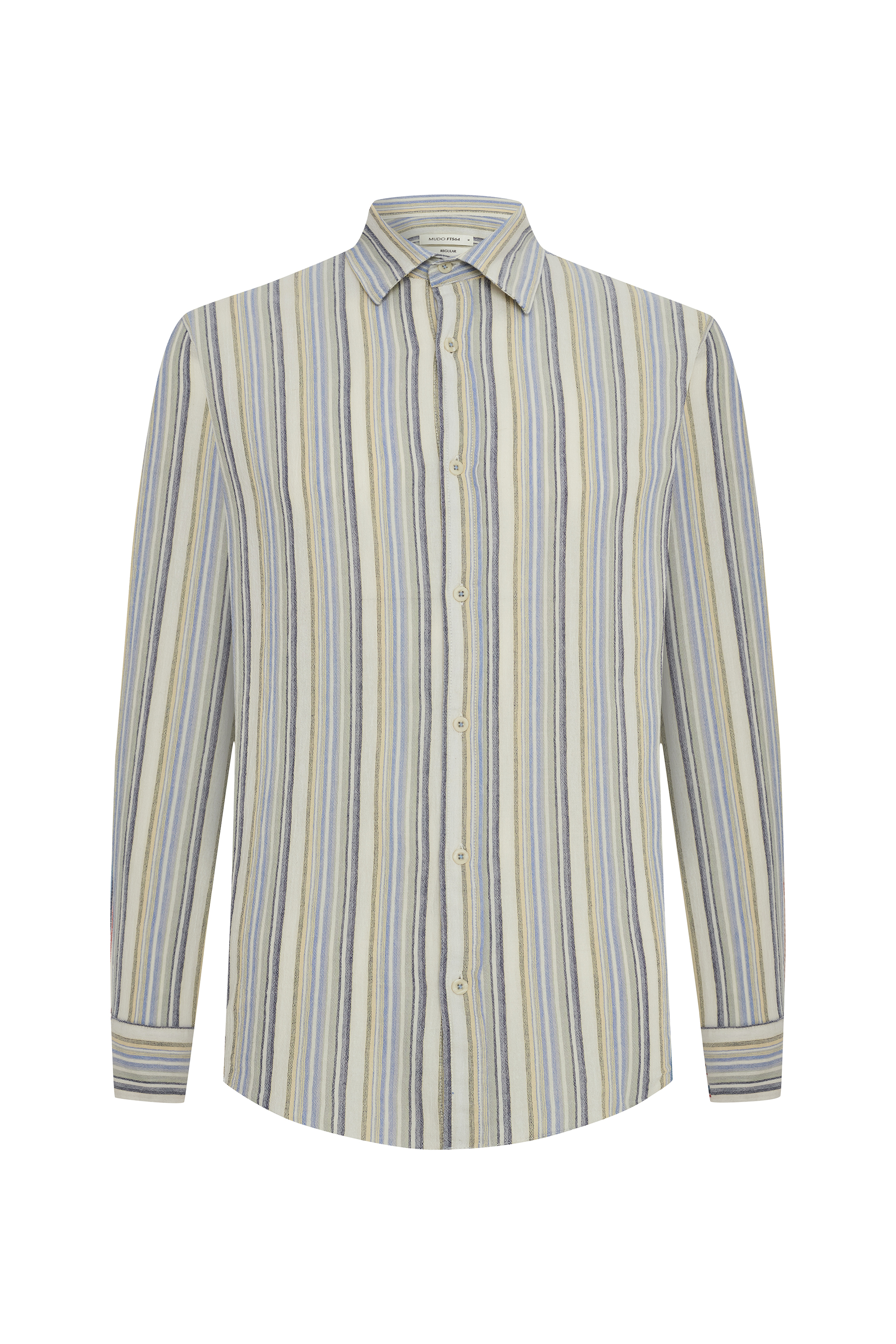 ÇİZGİLİ REGULAR FIT UZUN KOLLU GÖMLEK