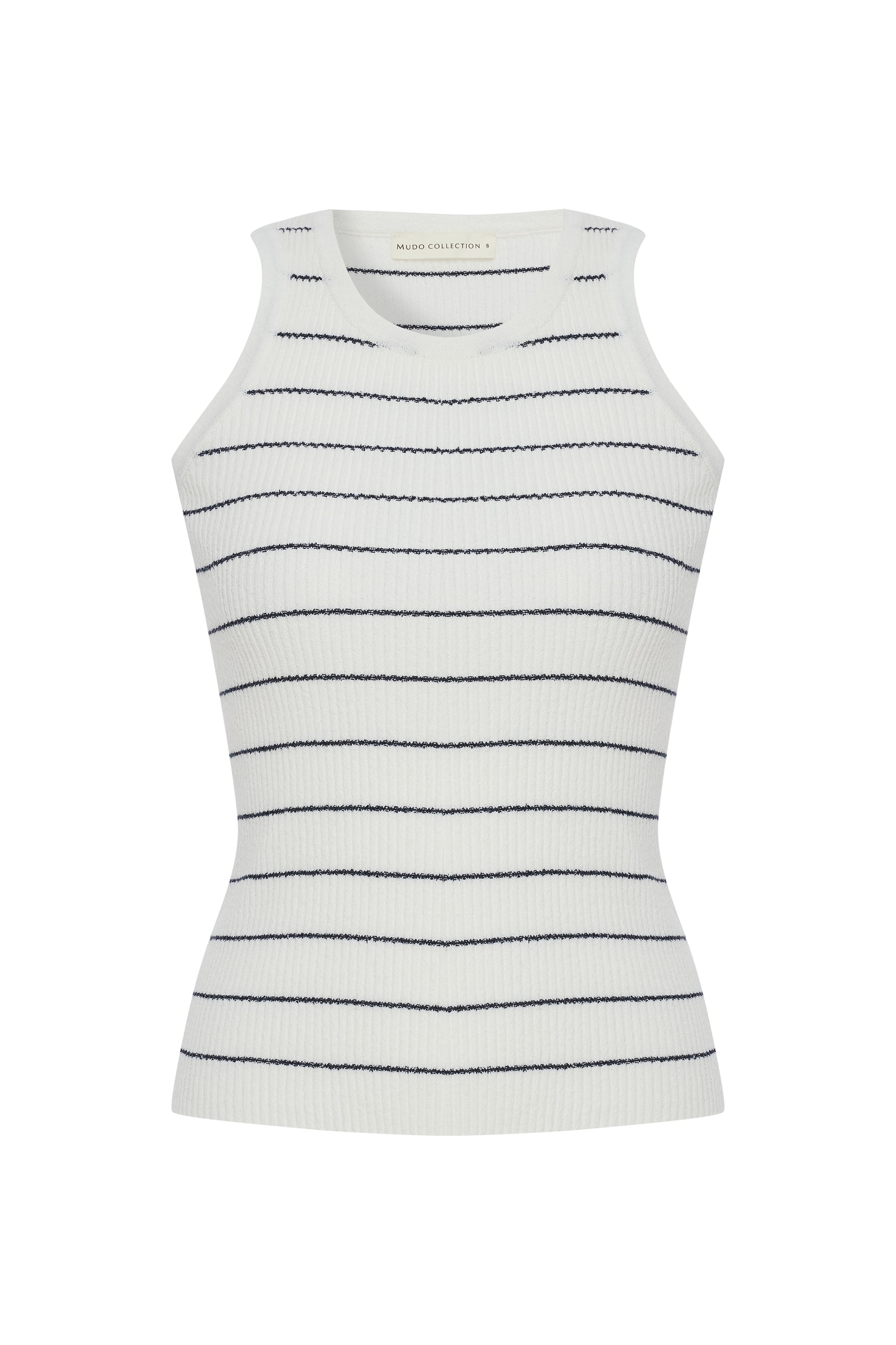 FİTİLLİ FITTED KOLSUZ TRİKO KAZAK