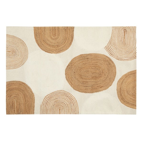 Mudo Concept Marta Jüt Halı Naturel Beyaz 170X240