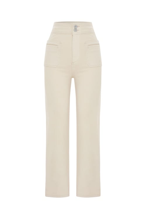  ÖN CEPLİ STRAIGHT FIT PANTOLON