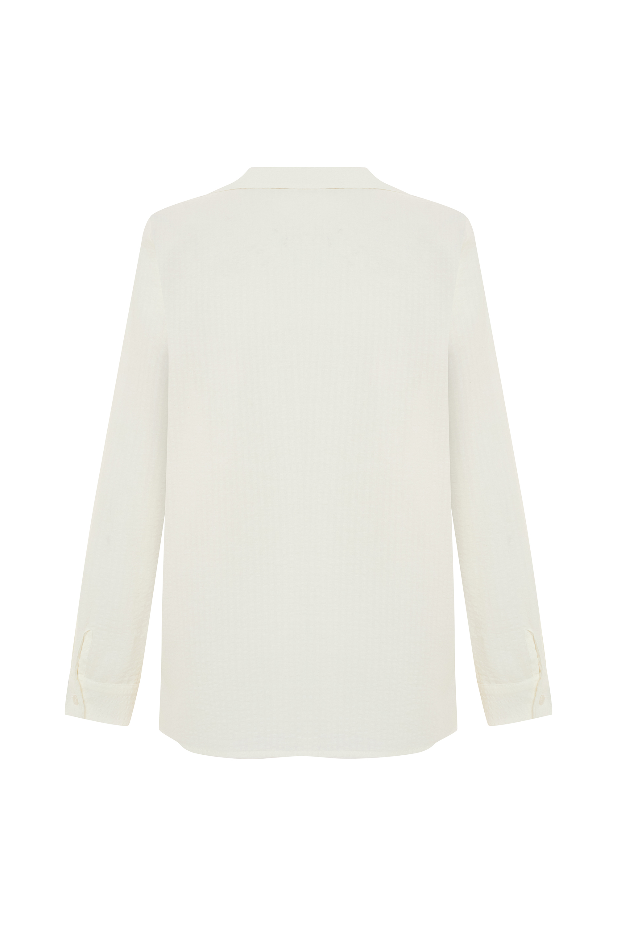 V YAKA DOKULU CASUAL BLUZ