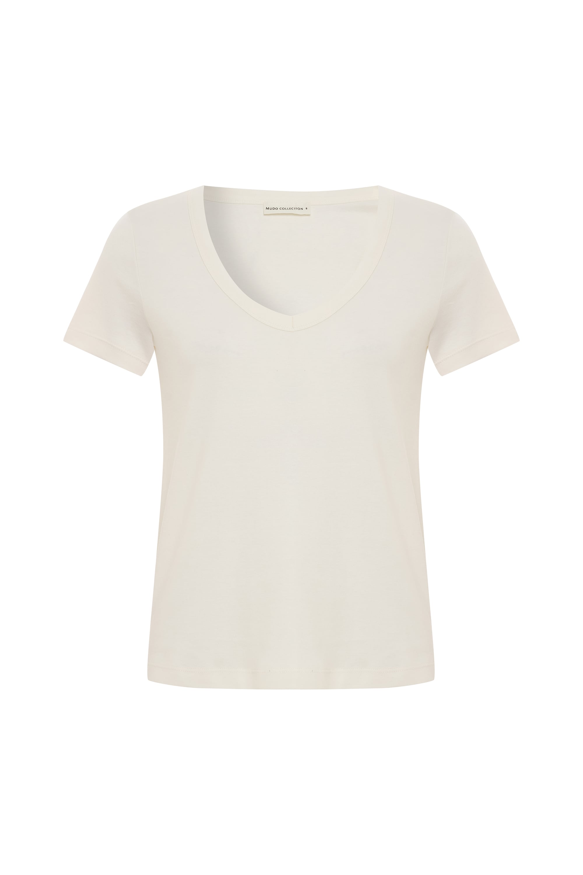 V YAKA KISA KOLLU T-SHIRT