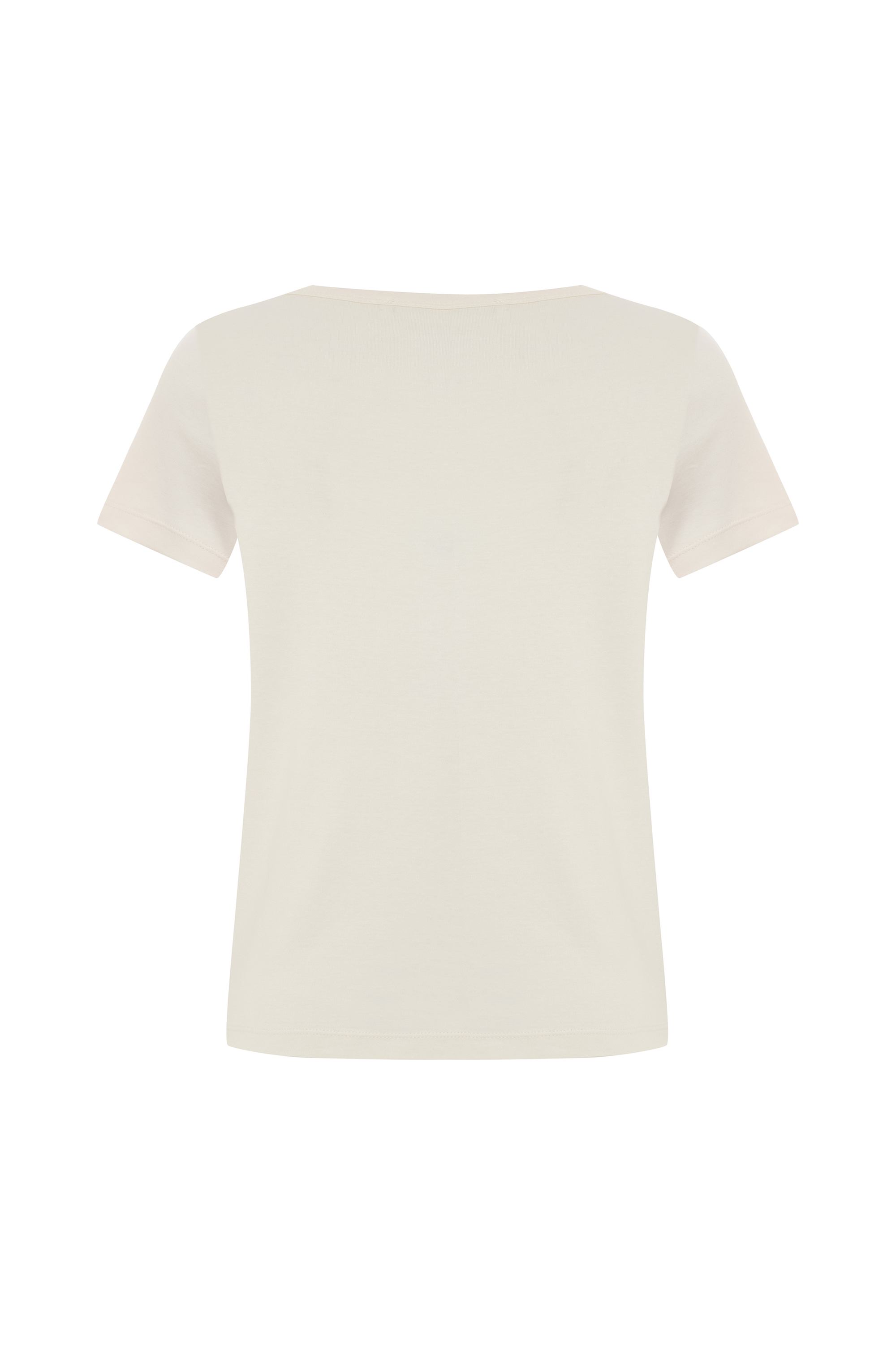 V YAKA KISA KOLLU T-SHIRT