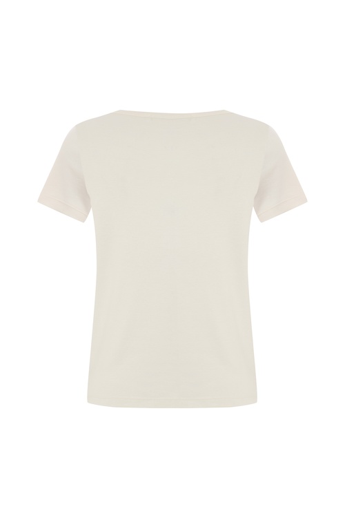  V YAKA KISA KOLLU T-SHIRT