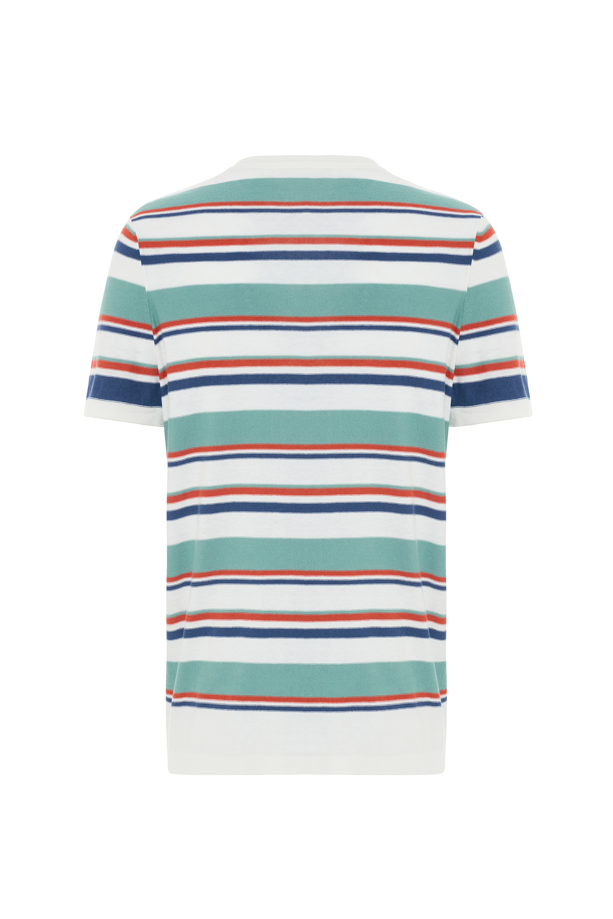 ÇİZGİLİ KISA KOLLU TRİKO KAZAK