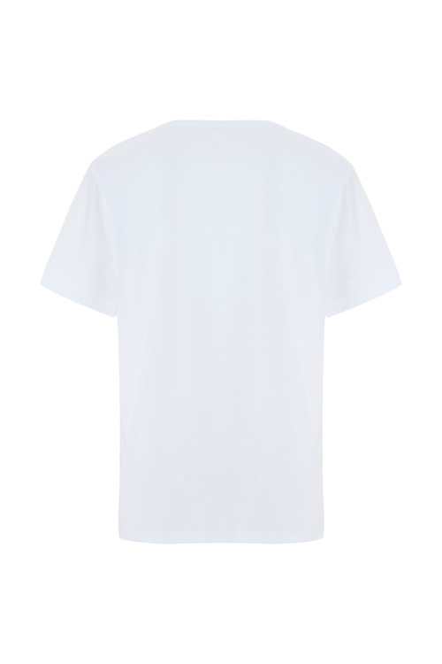  REGULAR FIT BİSİKLET YAKA T-SHIRT