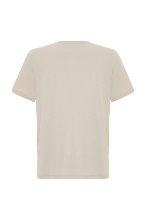  REGULAR FIT BİSİKLET YAKA T-SHIRT