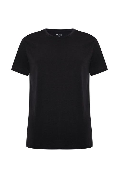  REGULAR FIT BİSİKLET YAKA T-SHIRT