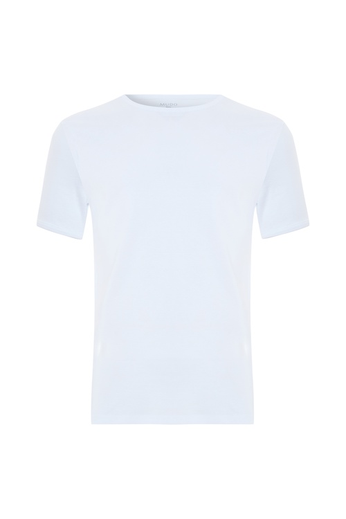  BİSİKLET YAKA KISA KOLLU T-SHIRT