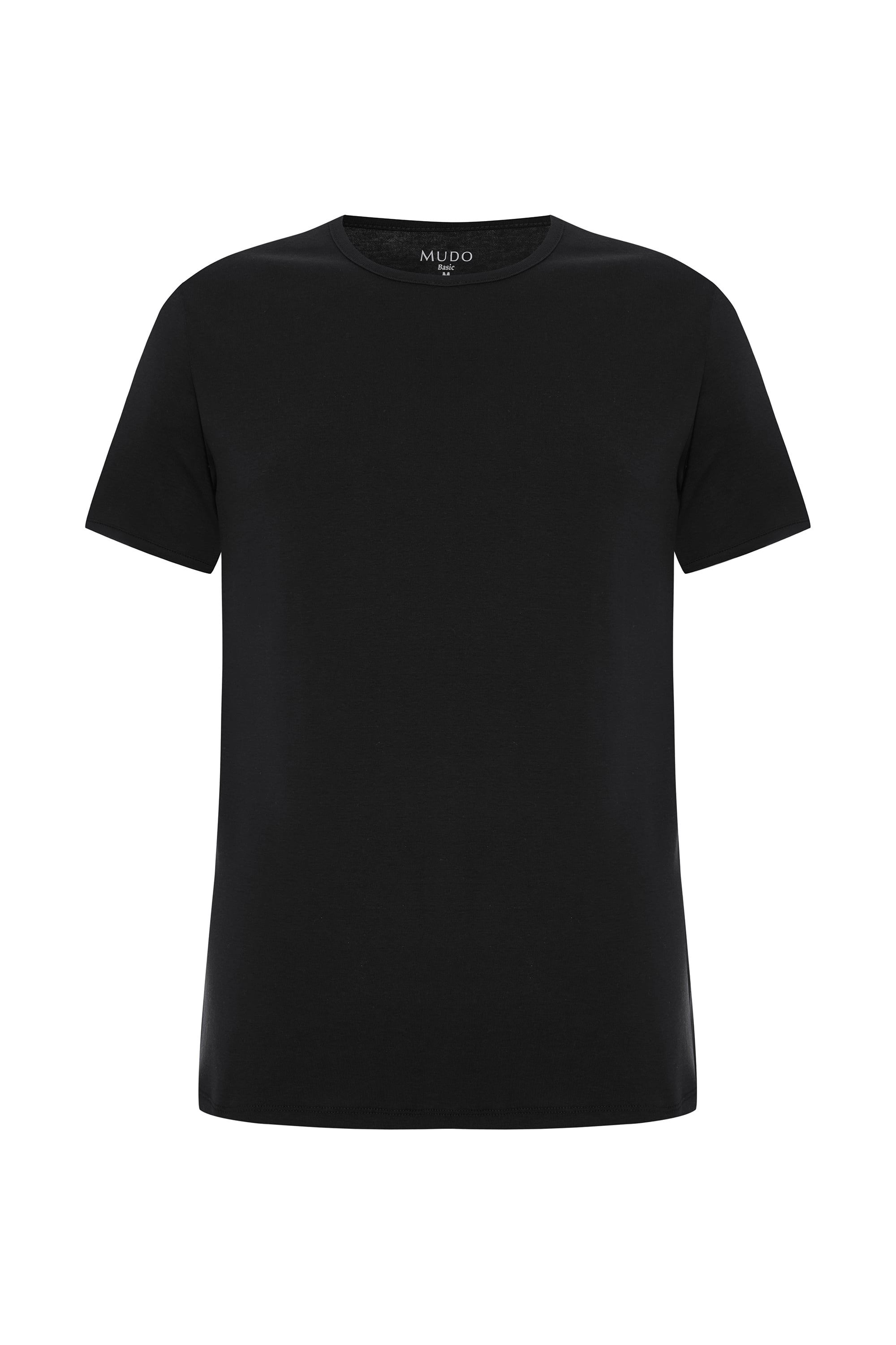 BİSİKLET YAKA KISA KOLLU T-SHIRT