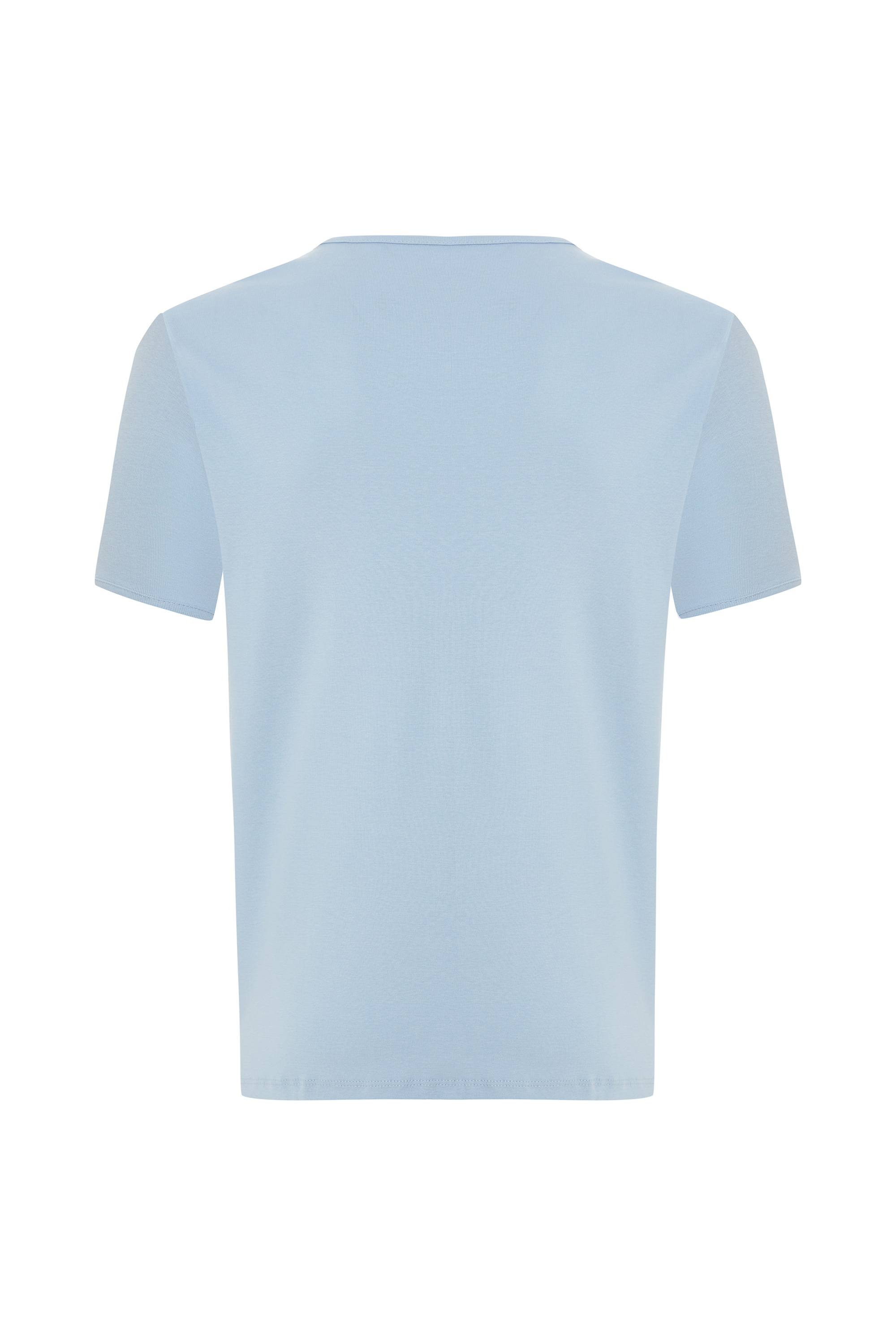 BİSİKLET YAKA KISA KOLLU T-SHIRT