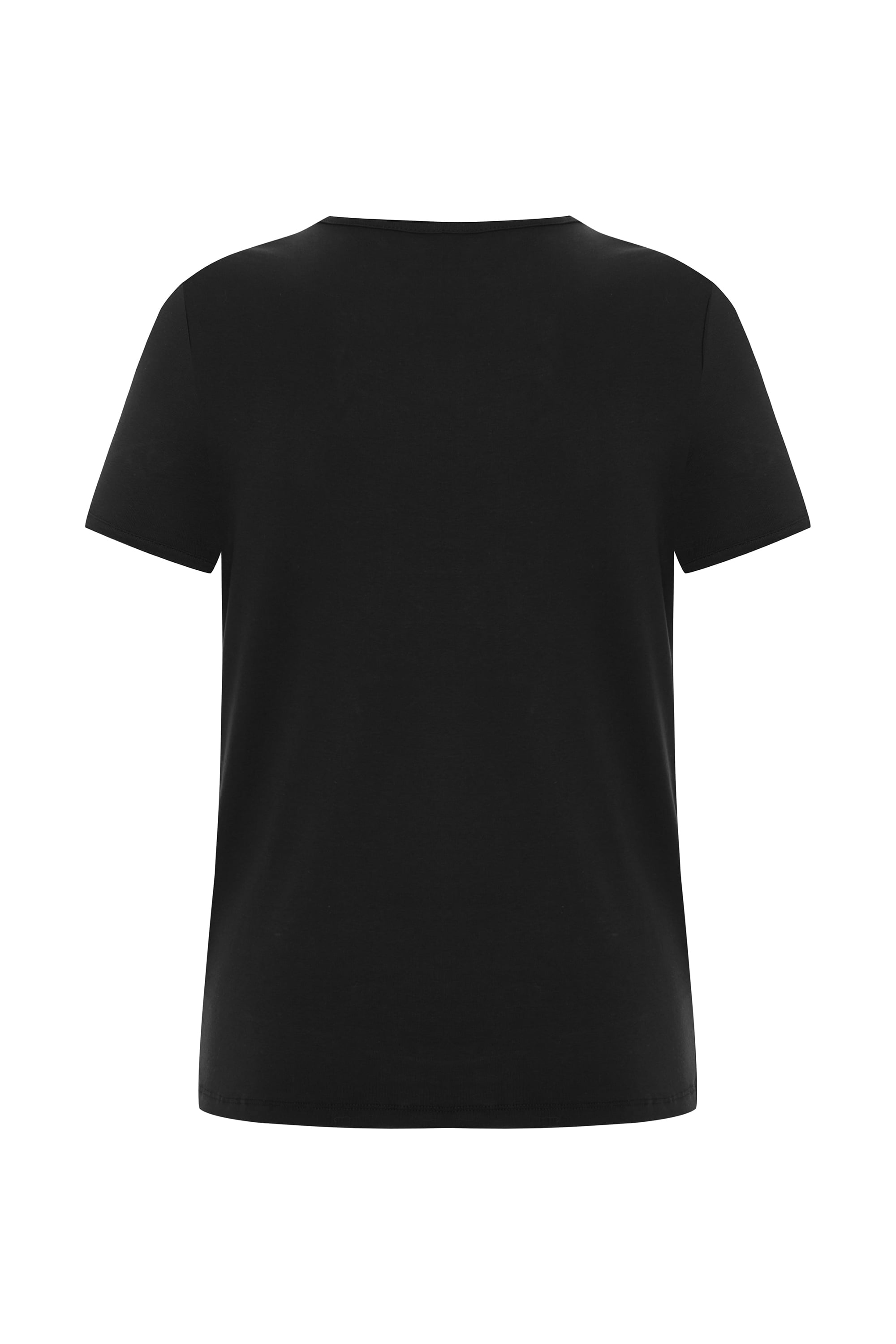 V YAKA KISA KOLLU T-SHIRT