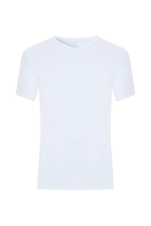  V YAKA KISA KOLLU T-SHIRT