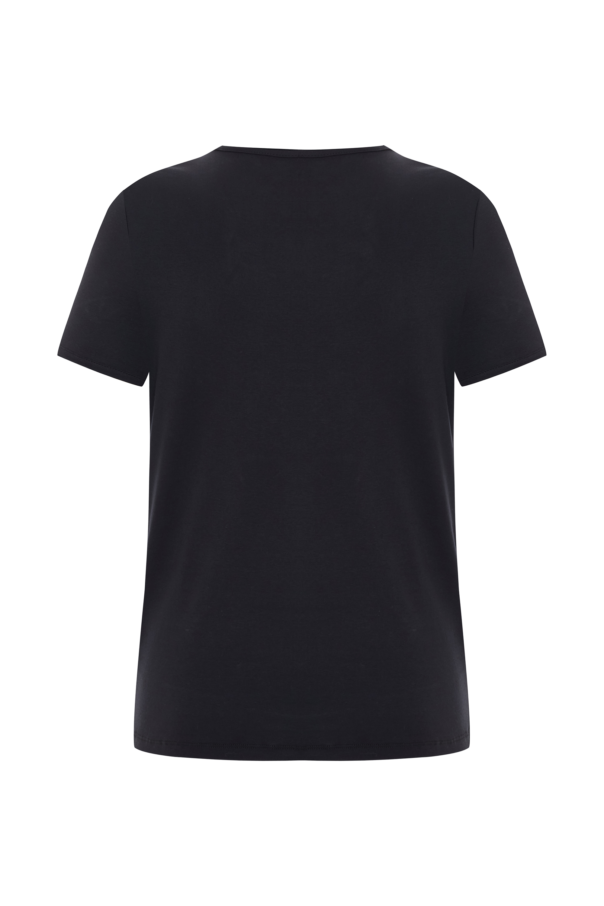 V YAKA KISA KOLLU T-SHIRT