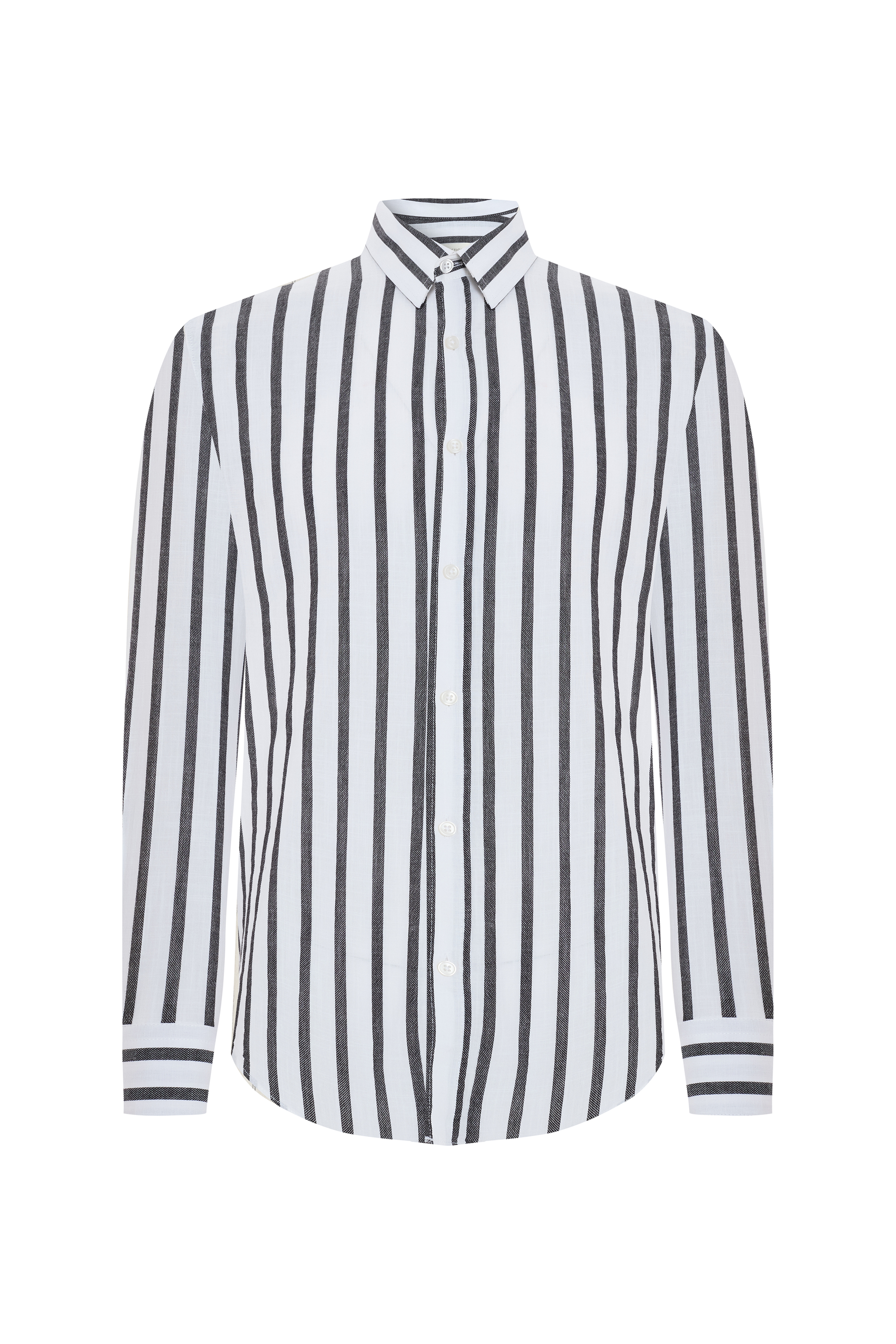 REGULAR FIT ÇİZGİLİ UZUN KOLLU GÖMLEK