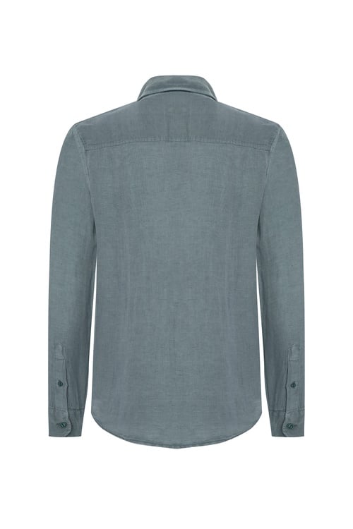  REGULAR FIT ÇİFT CEPLİ UZUN KOLLU GÖMLEK