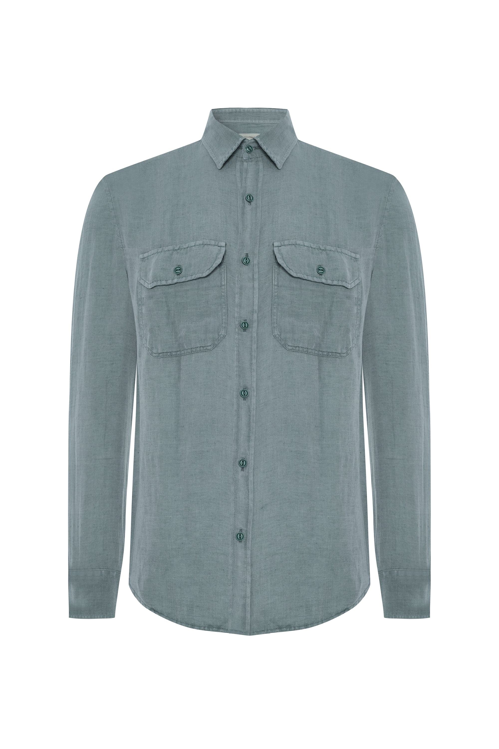 REGULAR FIT ÇİFT CEPLİ UZUN KOLLU GÖMLEK