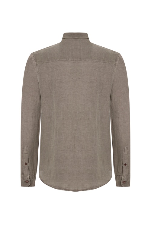  REGULAR FIT ÇİFT CEPLİ UZUN KOLLU GÖMLEK