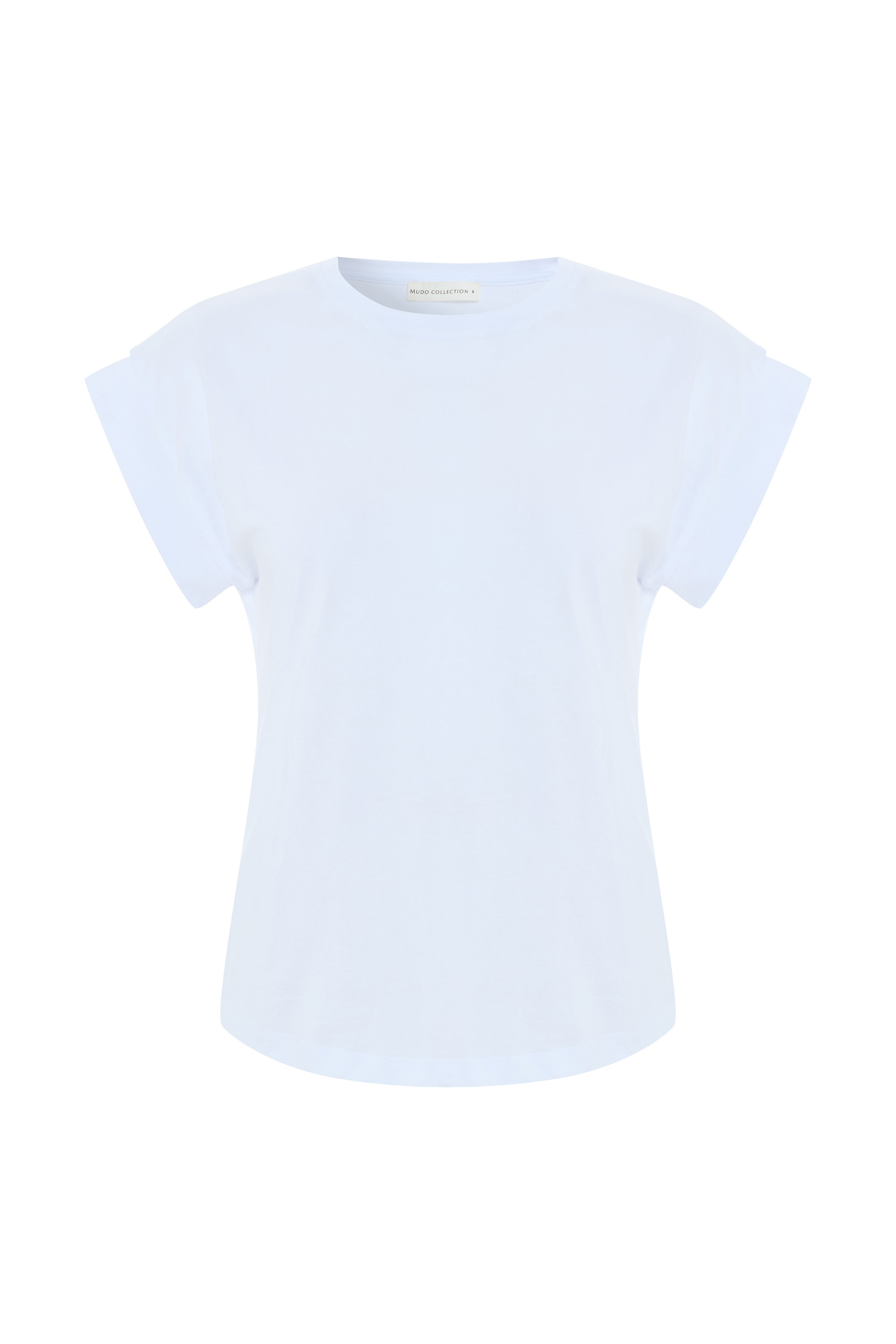 BİSİKLET YAKA DÜŞÜK KOL T-SHIRT