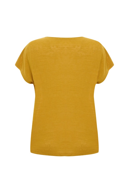  DETAYLI V YAKA T-SHIRT