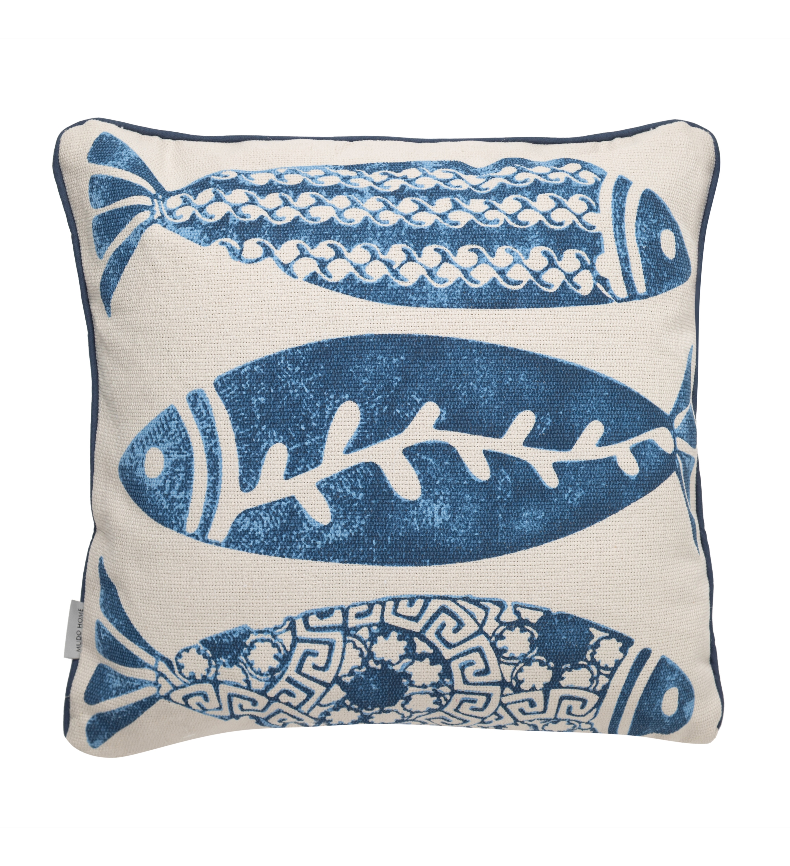 THREE FISHES KIRLENT LACİVERT 45X45