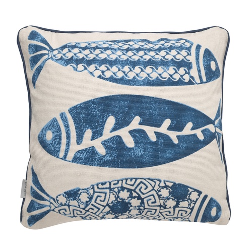  THREE FISHES KIRLENT LACİVERT 45X45