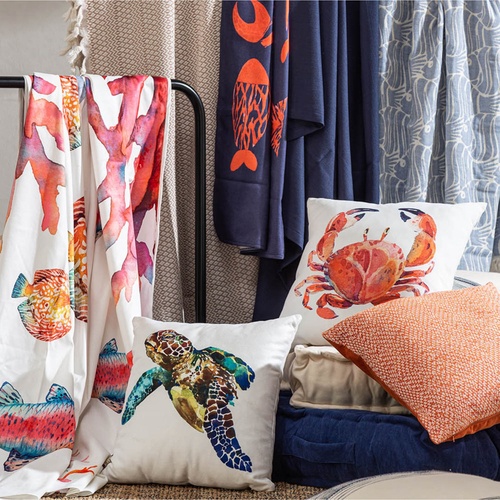  YENGEÇ KIRLENT TURUNCU 45X45