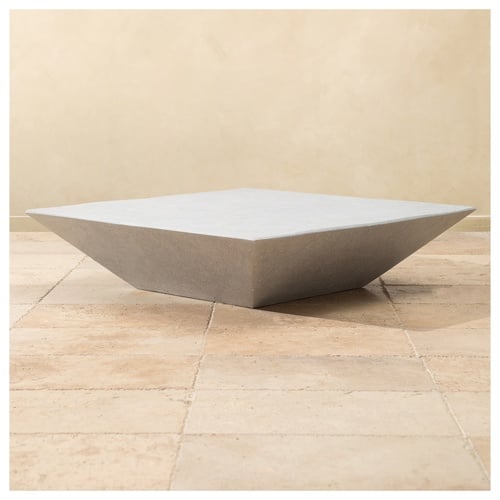  HELIA KAHVE SEHPASI KARE GRİ 120X120X30 CM