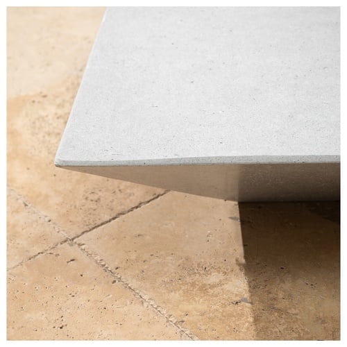  HELIA KAHVE SEHPASI KARE GRİ 120X120X30 CM