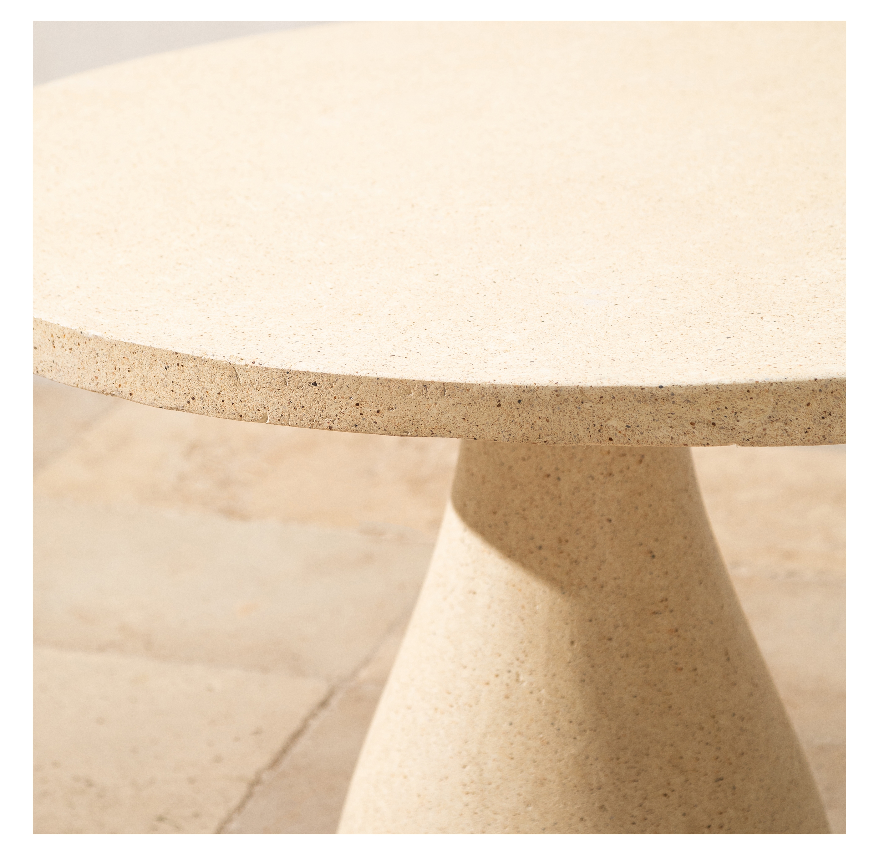 BONNIE MASA KREM 120X120X75 CM