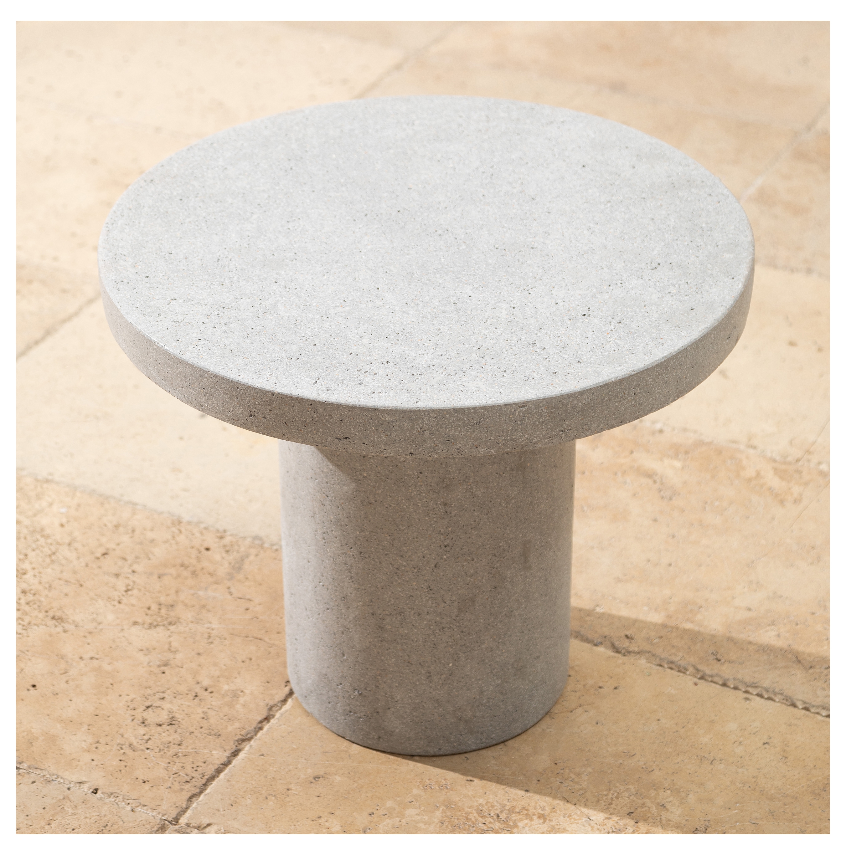 LOUNGE KAHVE SEHPASI GRİ 58X58X48 CM