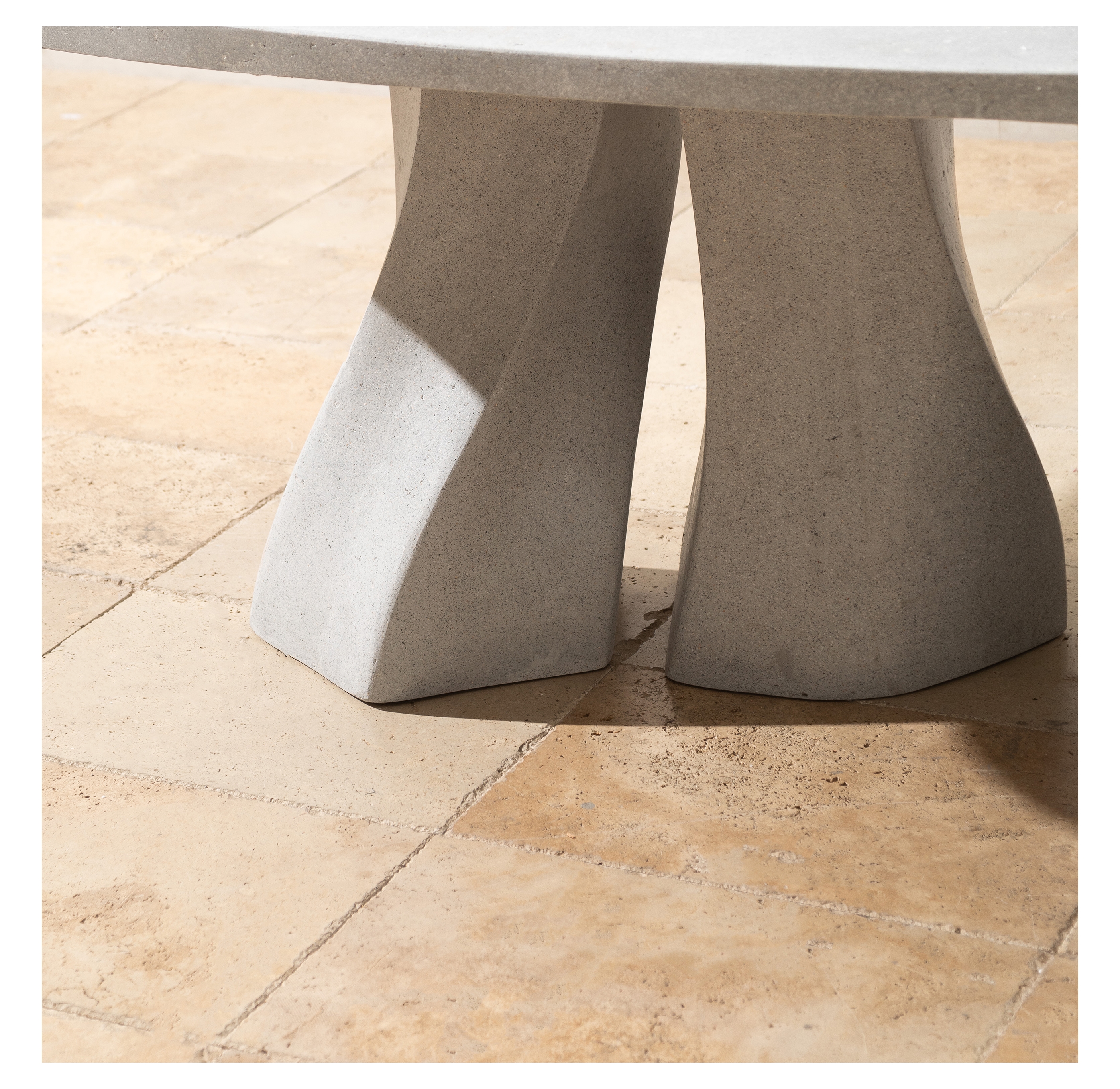 FREYA MASA GRİ 200X100X75 CM