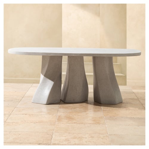  FREYA MASA GRİ 200X100X75 CM