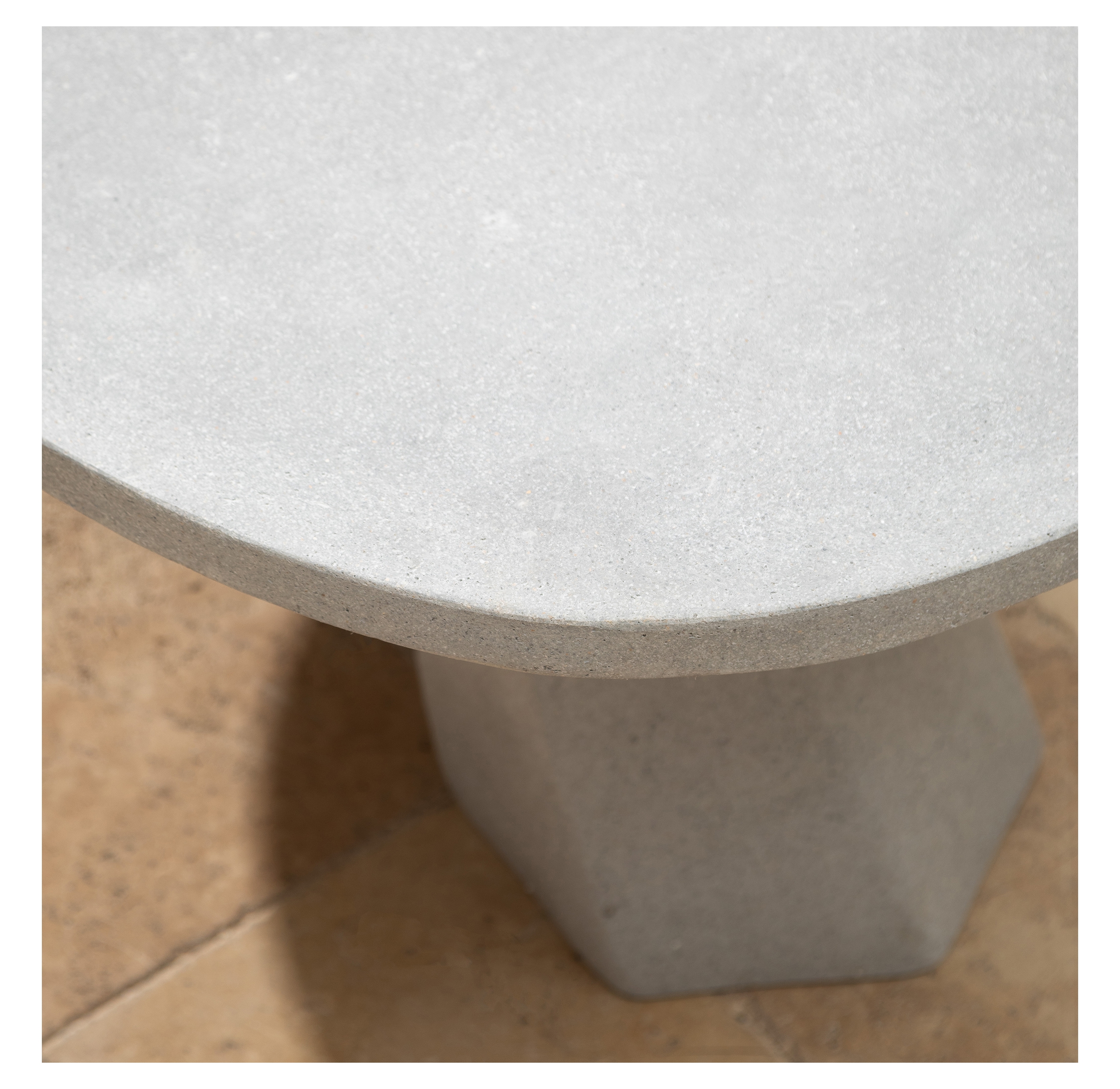 FREYA MASA GRİ 200X100X75 CM