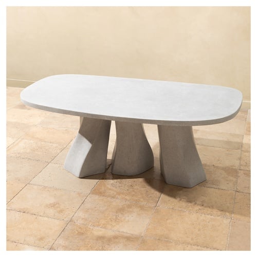  FREYA MASA GRİ 200X100X75 CM