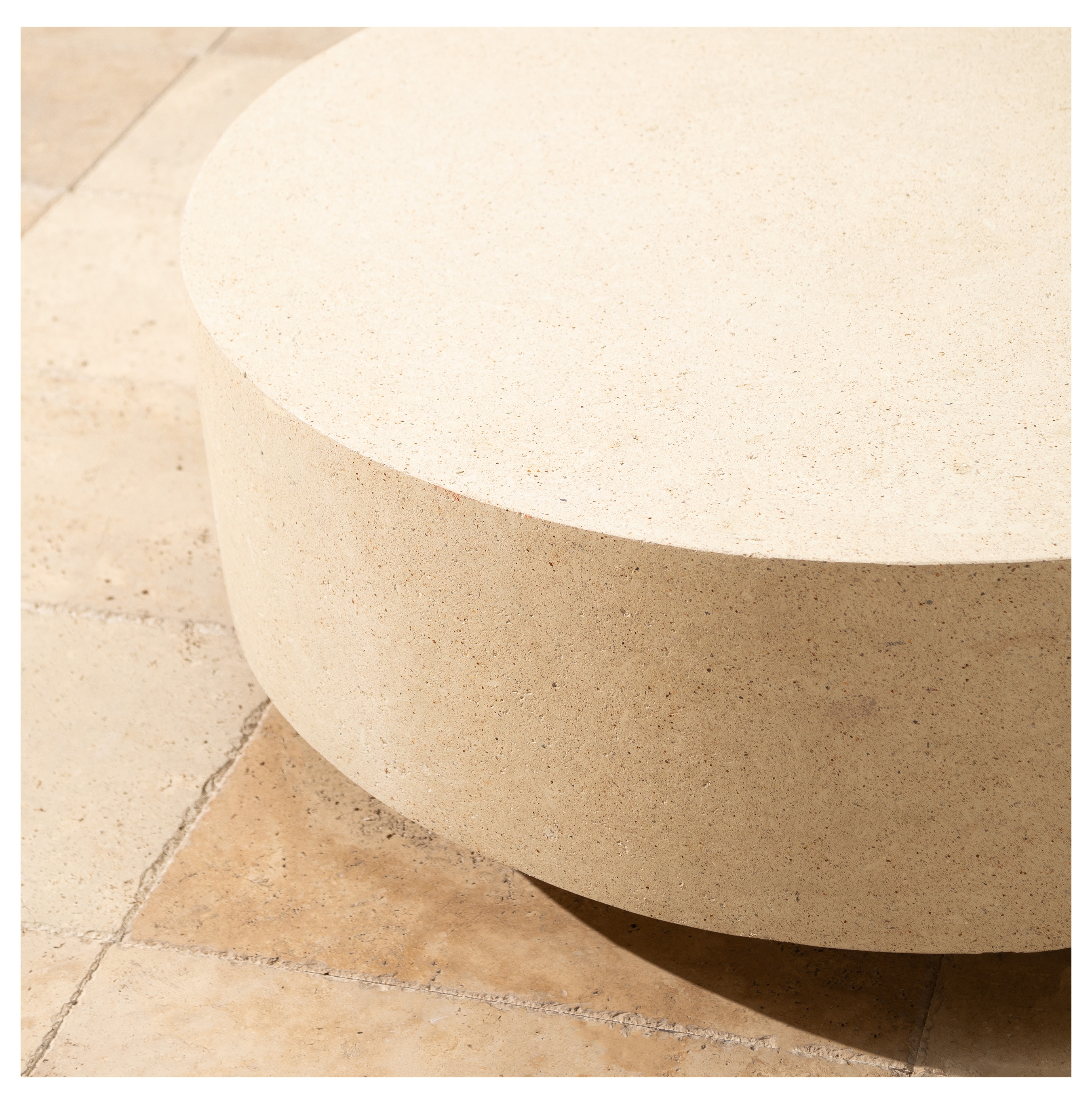 LEAD KAHVE SEHPASI KREM 120X42 CM