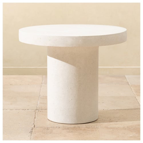  LOUNGE KAHVE SEHPASI BEYAZ 58X58X48 CM