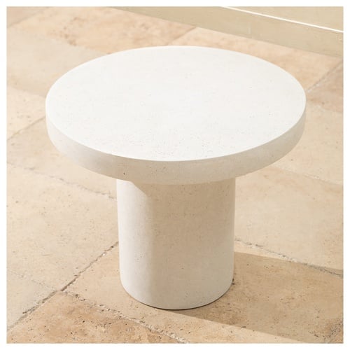  LOUNGE KAHVE SEHPASI BEYAZ 58X58X48 CM