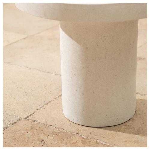  LOUNGE KAHVE SEHPASI BEYAZ 58X58X48 CM