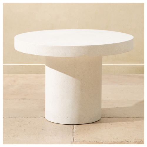  LOUNGE KAHVE SEHPASI BEYAZ 58X58X40 CM