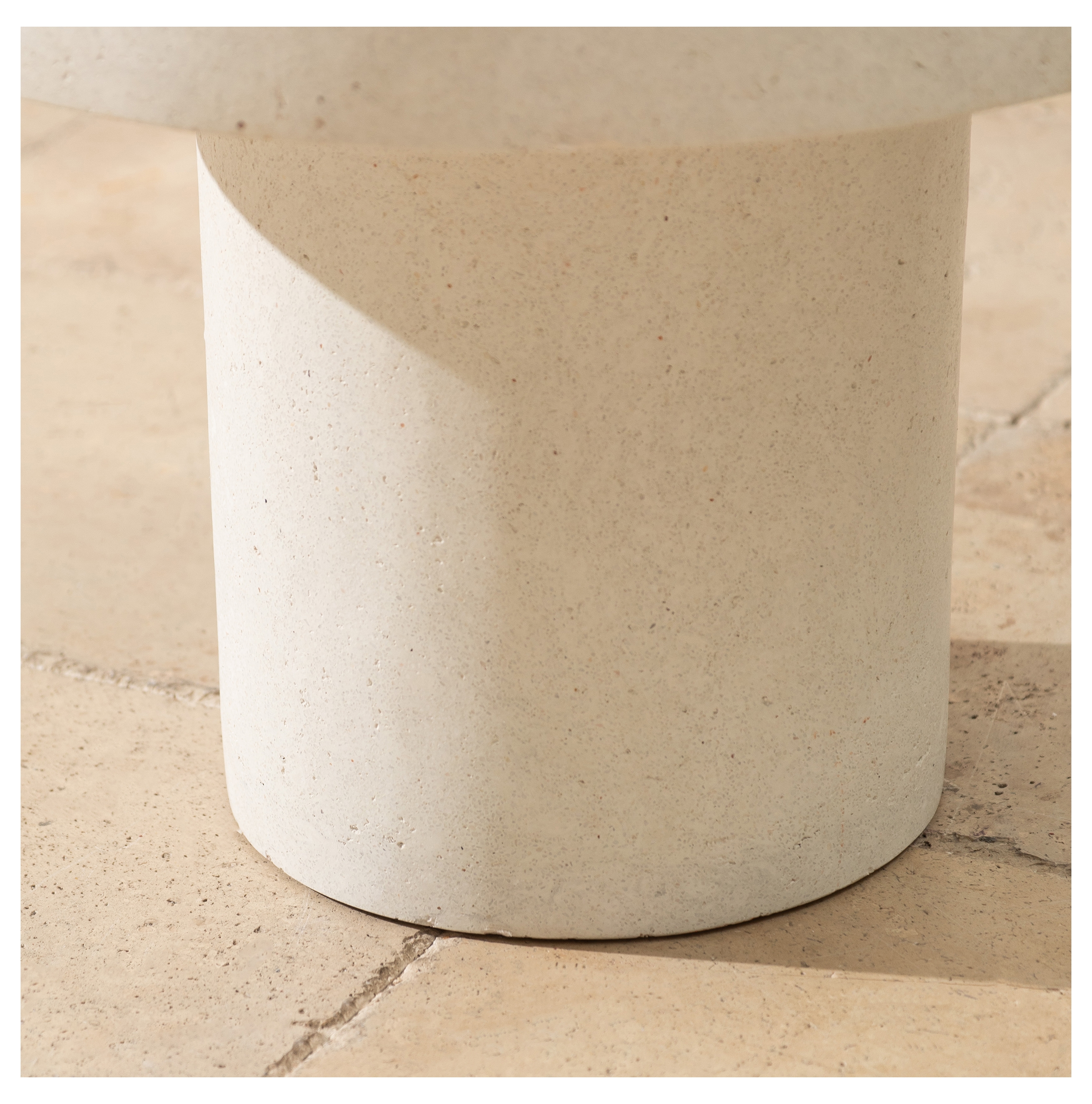 LOUNGE KAHVE SEHPASI BEYAZ 58X58X40 CM