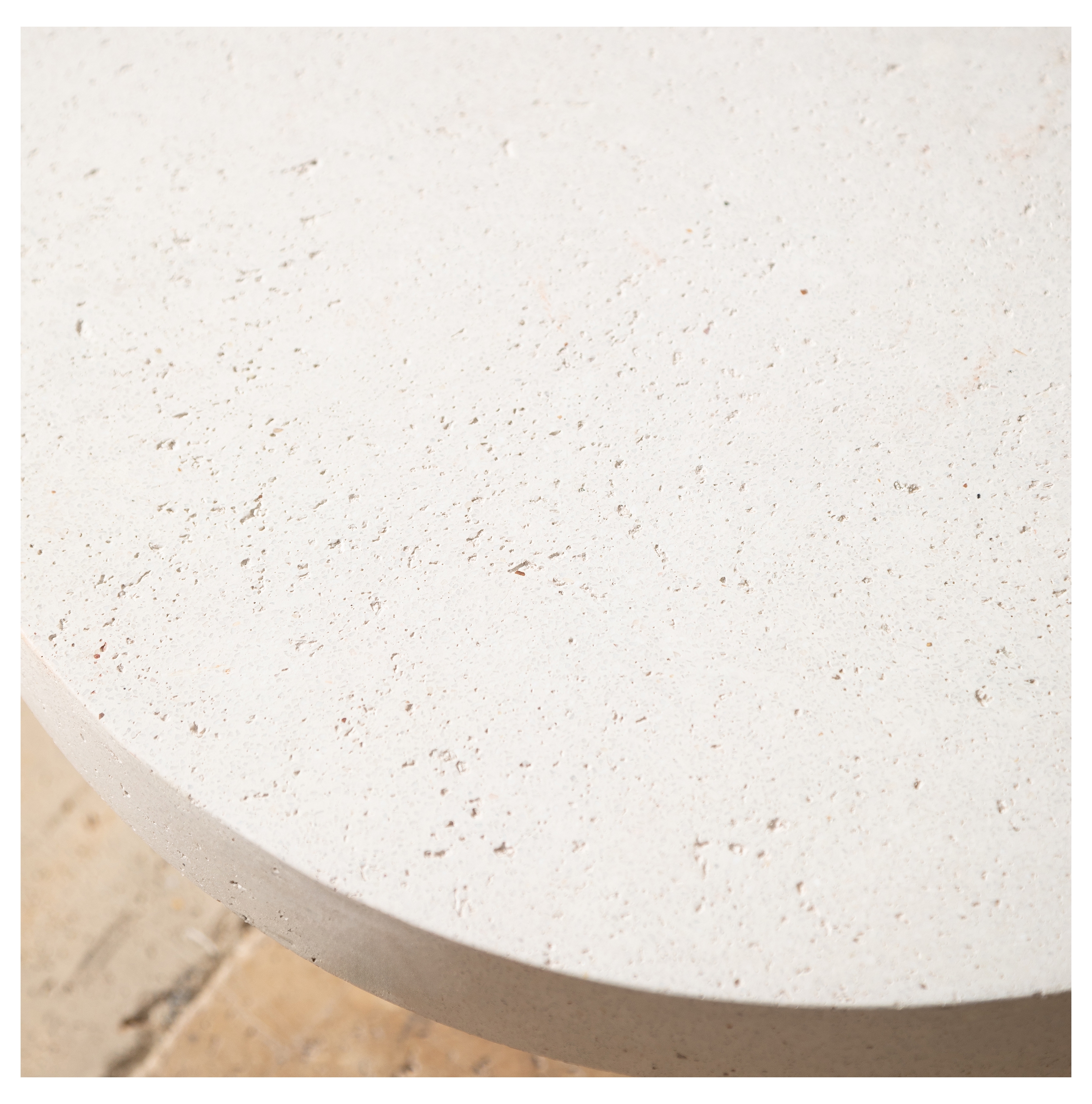 LOUNGE KAHVE SEHPASI BEYAZ 58X58X32 CM