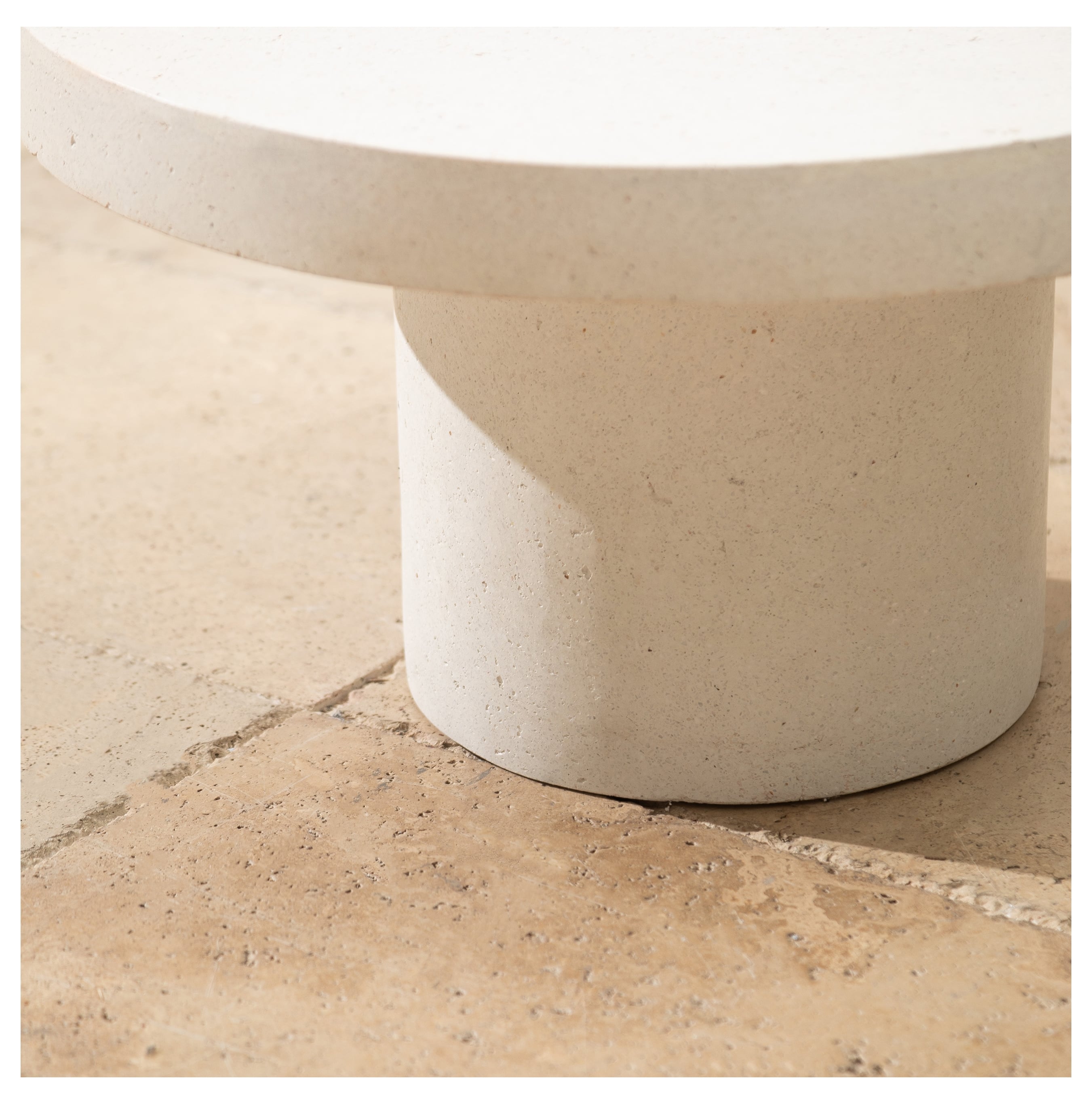 LOUNGE KAHVE SEHPASI BEYAZ 58X58X32 CM