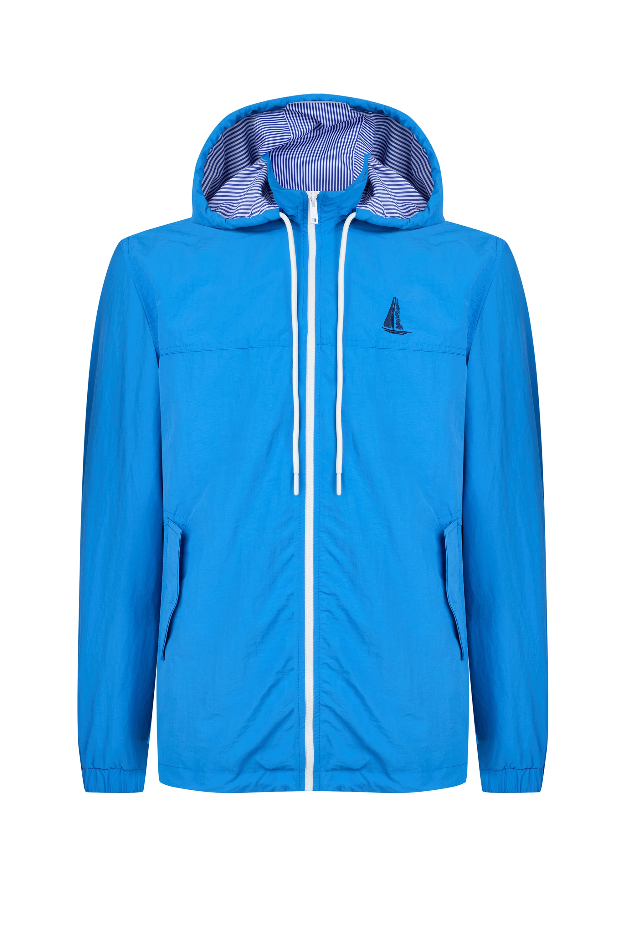 BASKI DETAYLI GİZLİ KAPÜŞONLU YAĞMURLUK