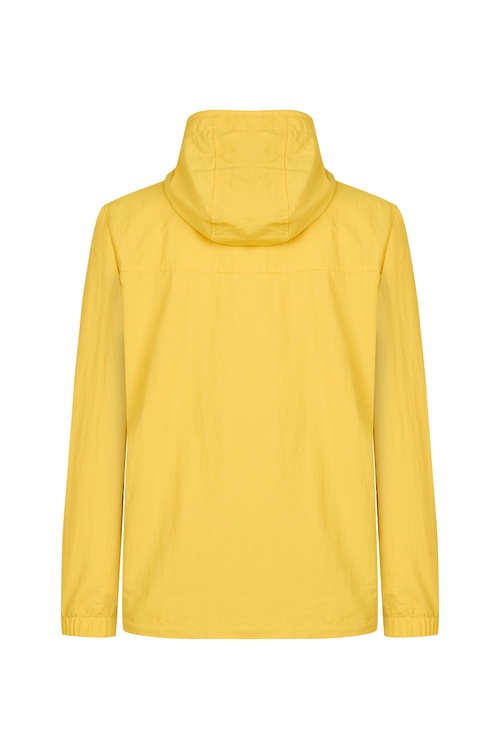  BASKI DETAYLI KAPÜŞONLU YAĞMURLUK