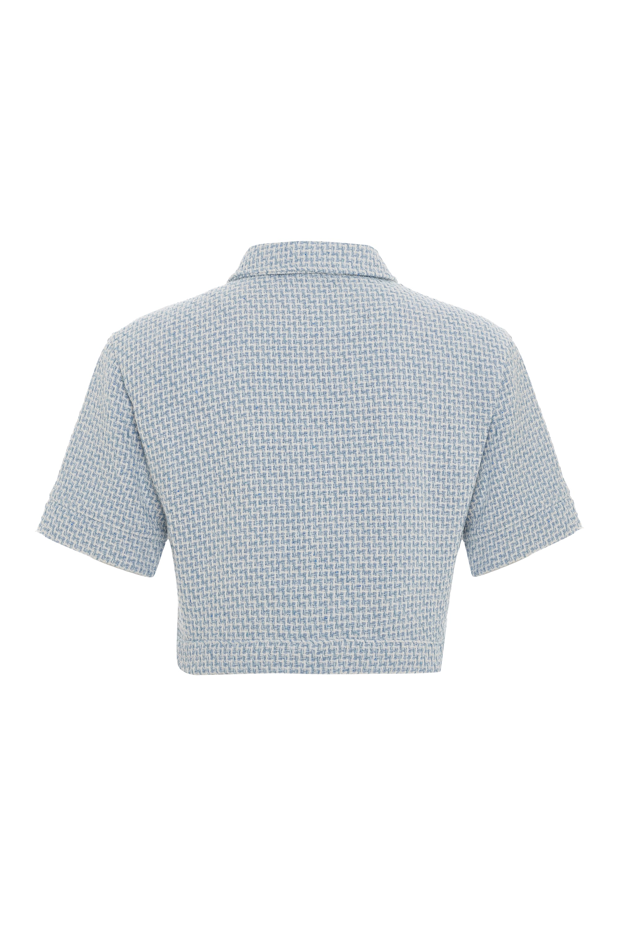 EKOSELİ KISA KOLLU CROP CEKET