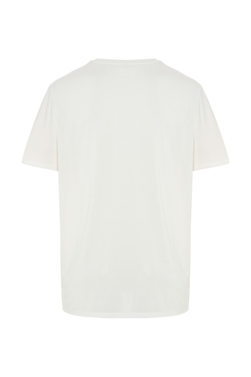 LOOSE FIT BİSİKLET YAKA MODAL T-SHIRT