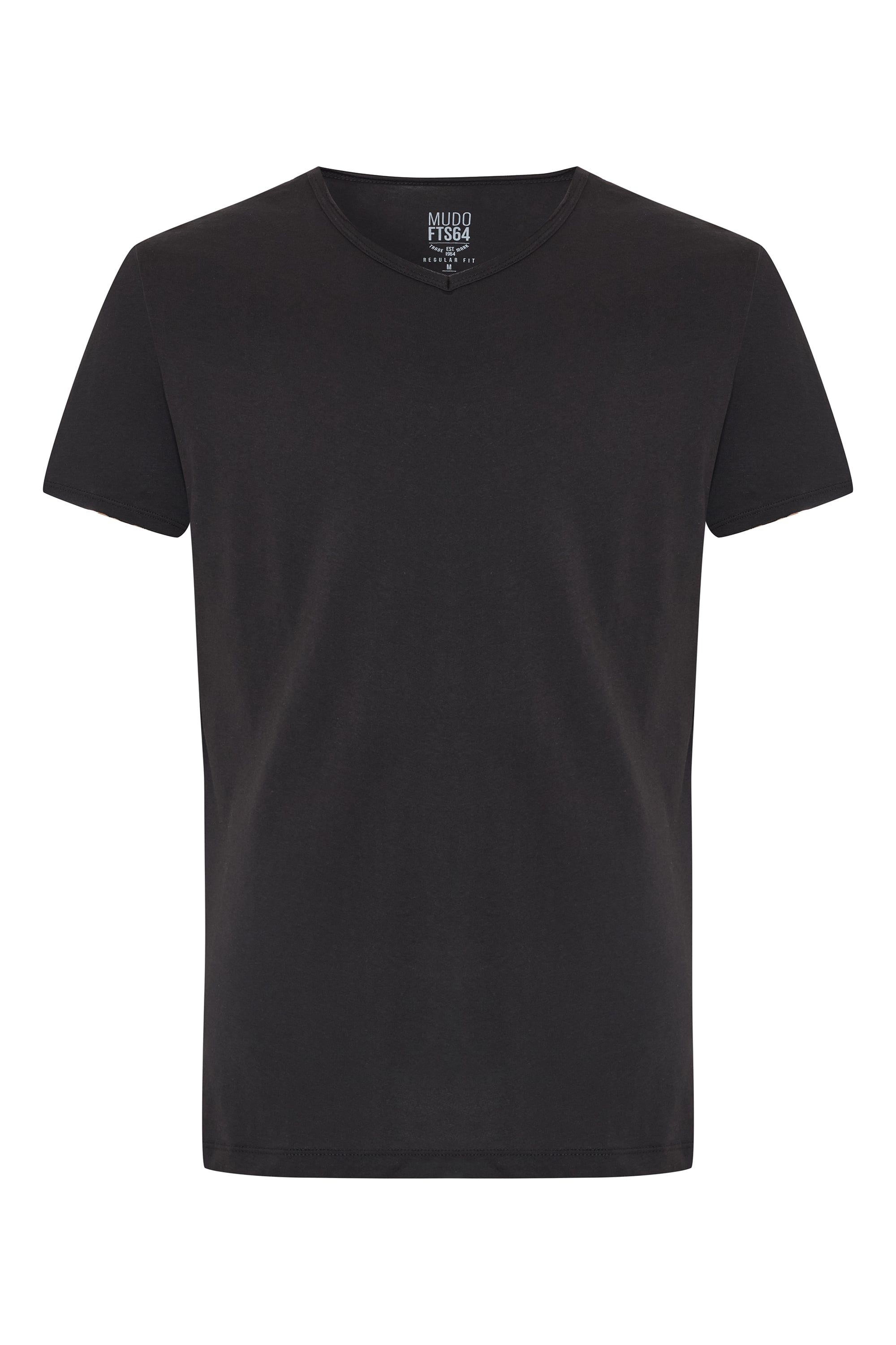 V YAKA KISA KOLLU T-SHIRT