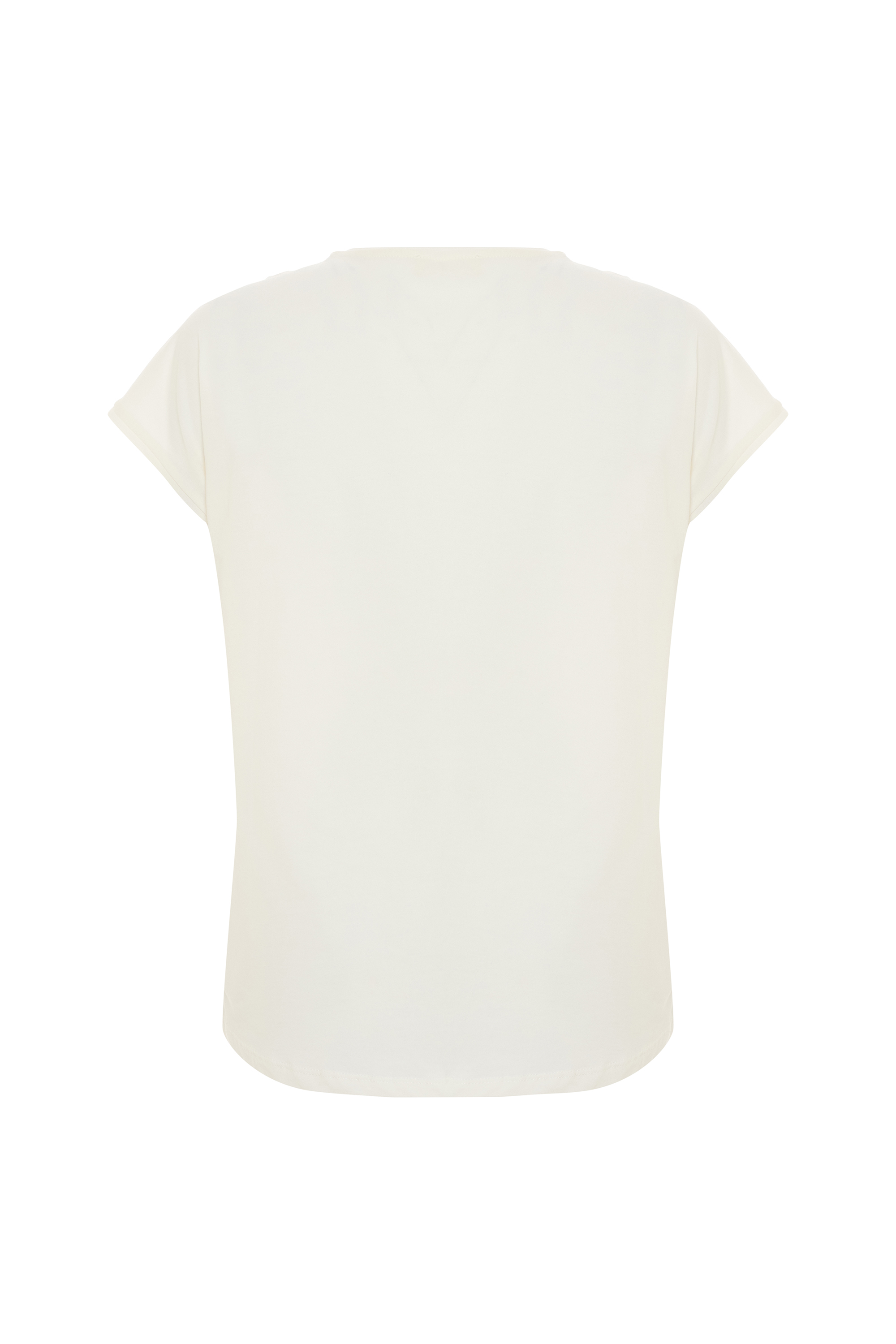 BASKILI DÜŞÜK KOL T-SHIRT