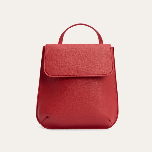  DERİ GÖRÜNÜMLÜ KAPAKLI SIRT ÇANTASI